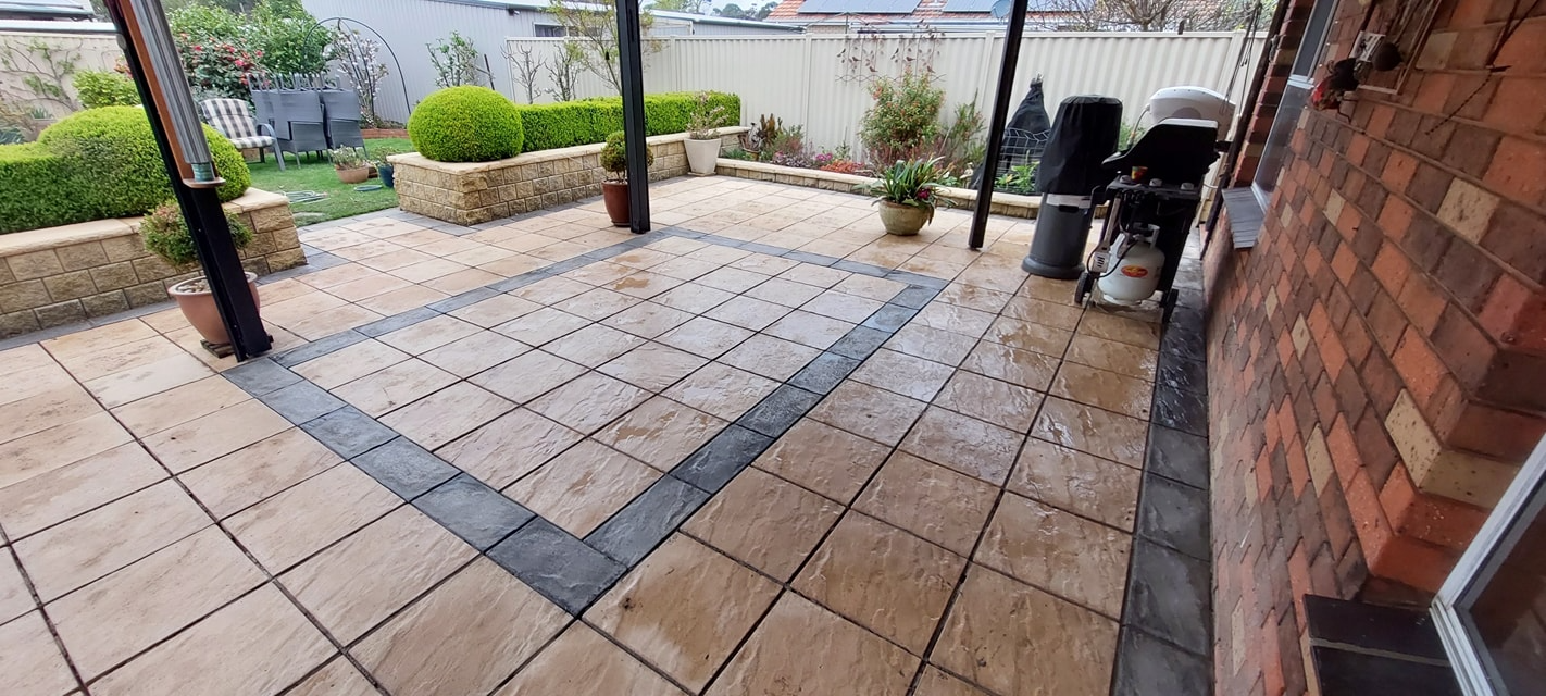 Ballarat concrete – paved patio area