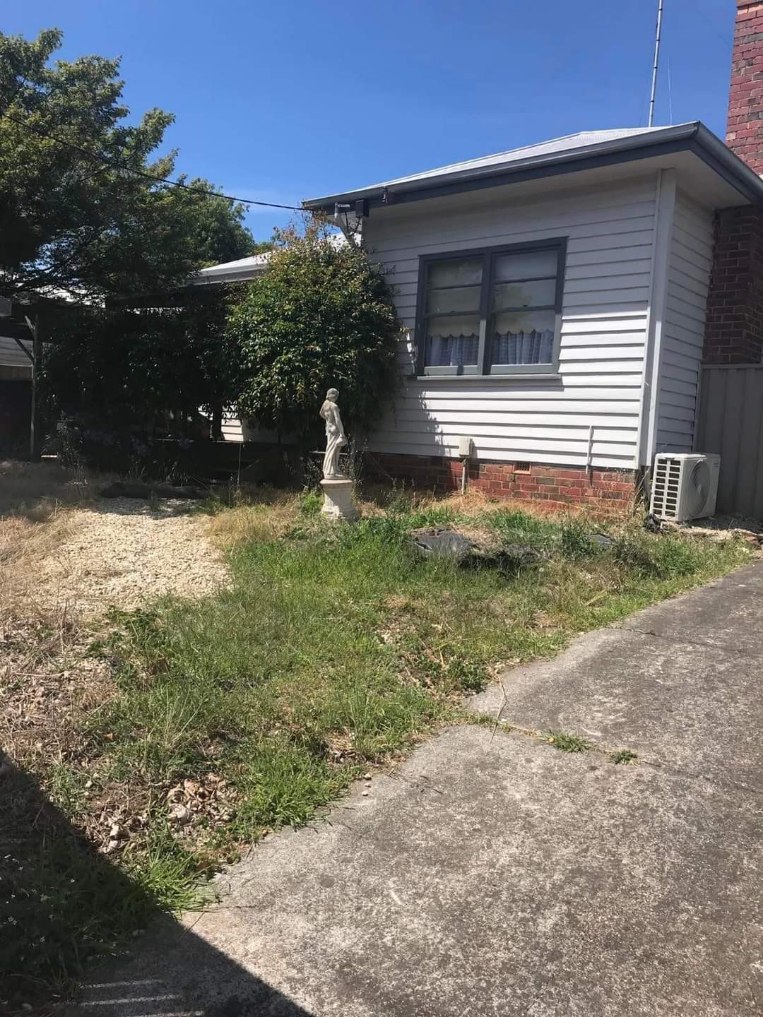 Ballarat front yard landscaping – before renovation